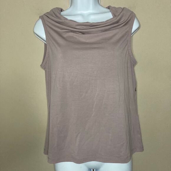 Bluffworks Threshold Cowl Neck Top Misty Mauve In Standard Fit Size S Small NWT - Picture 11 of 13